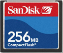 SanDisk CF Compact Flash 256MB Memory SanDisk CF Compact Flash 256MB Memory