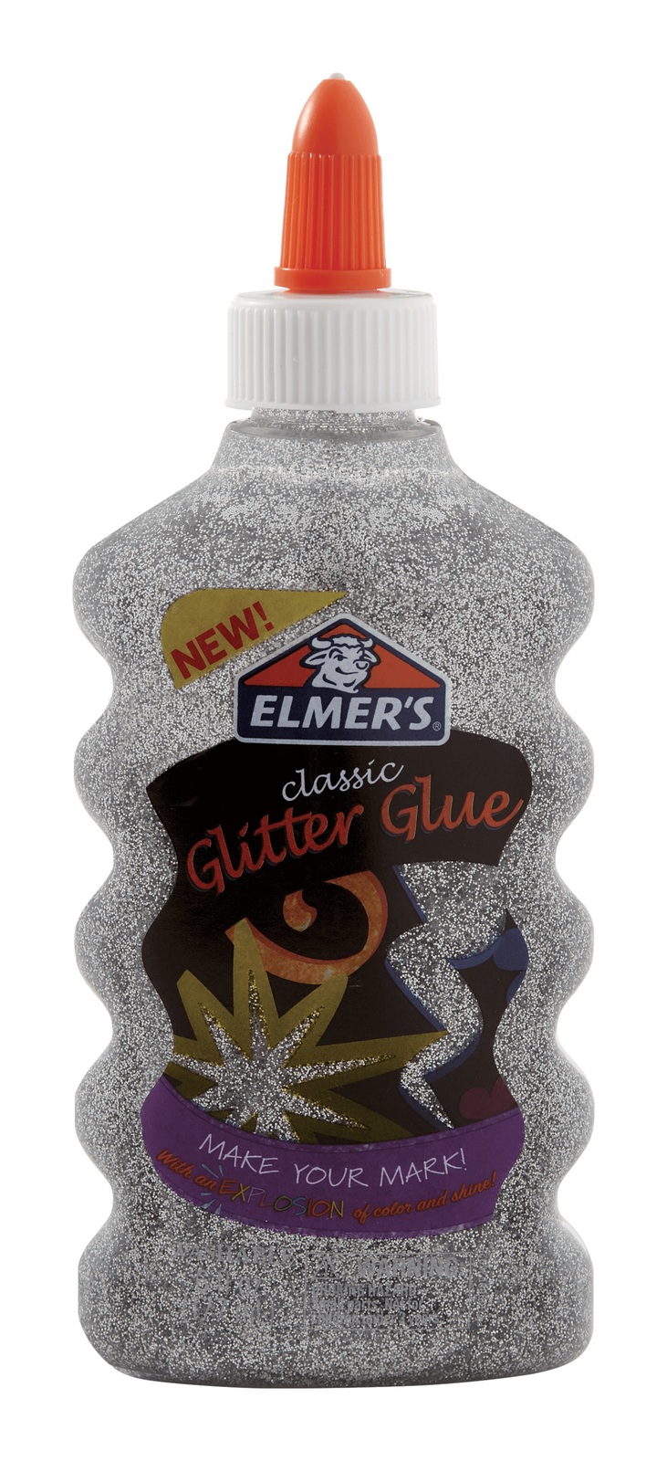 Buy Elmers Glitter Glue Silver (177ml) at Mighty Ape NZ