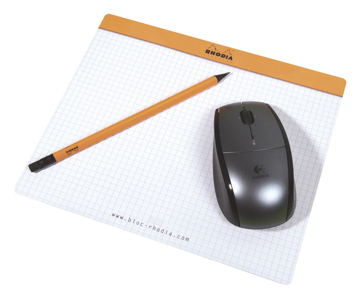 Rhodia Clic Bloc Mouse Pad 19x23cm 30 Sheets image