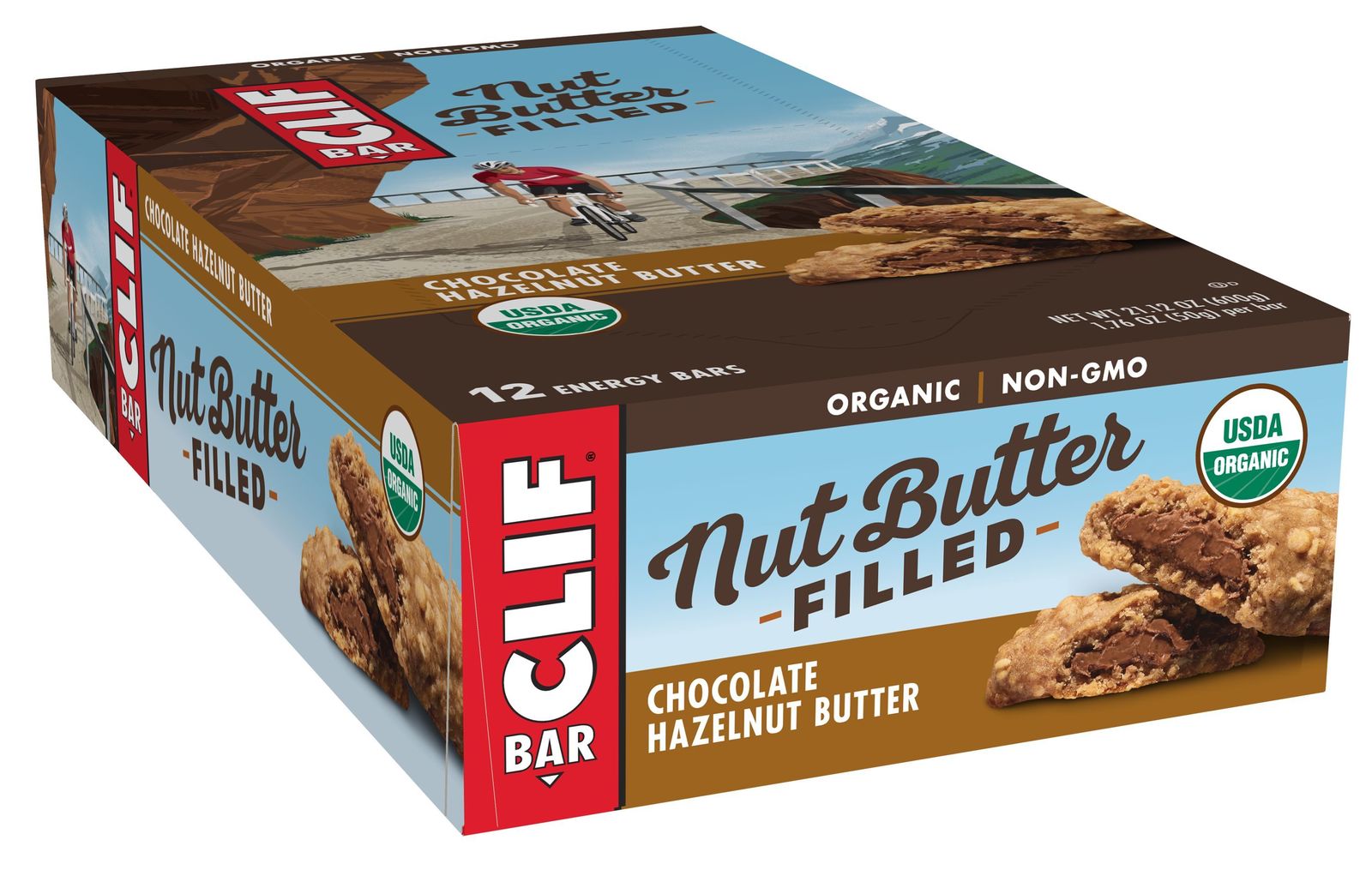 Buy Clif Bar Nut Butter Filled Chocolate Hazelnut Butter 12x50g at Mighty Ape NZ