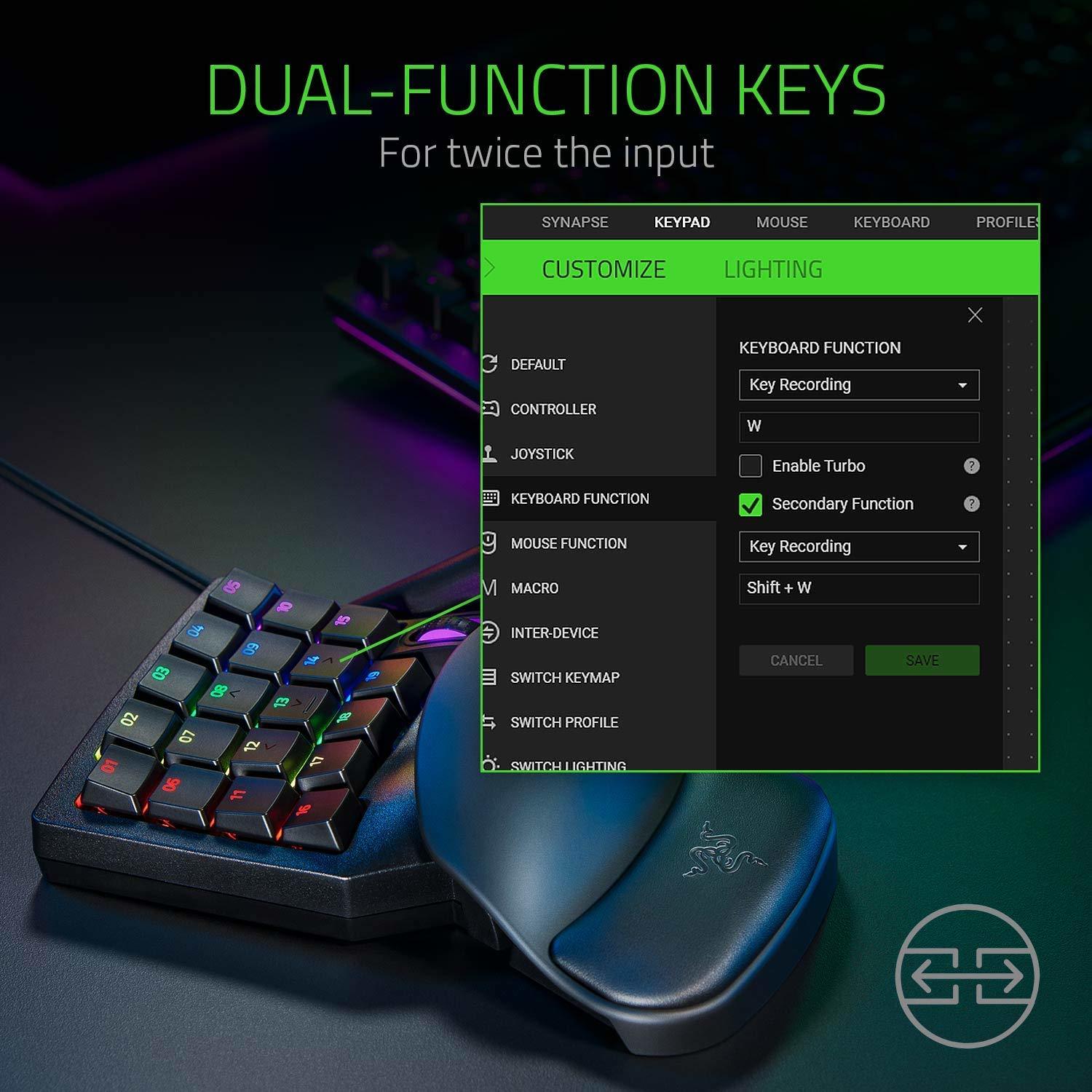 Razer Tartarus Pro Analog Optical Gaming Keypad for PC image