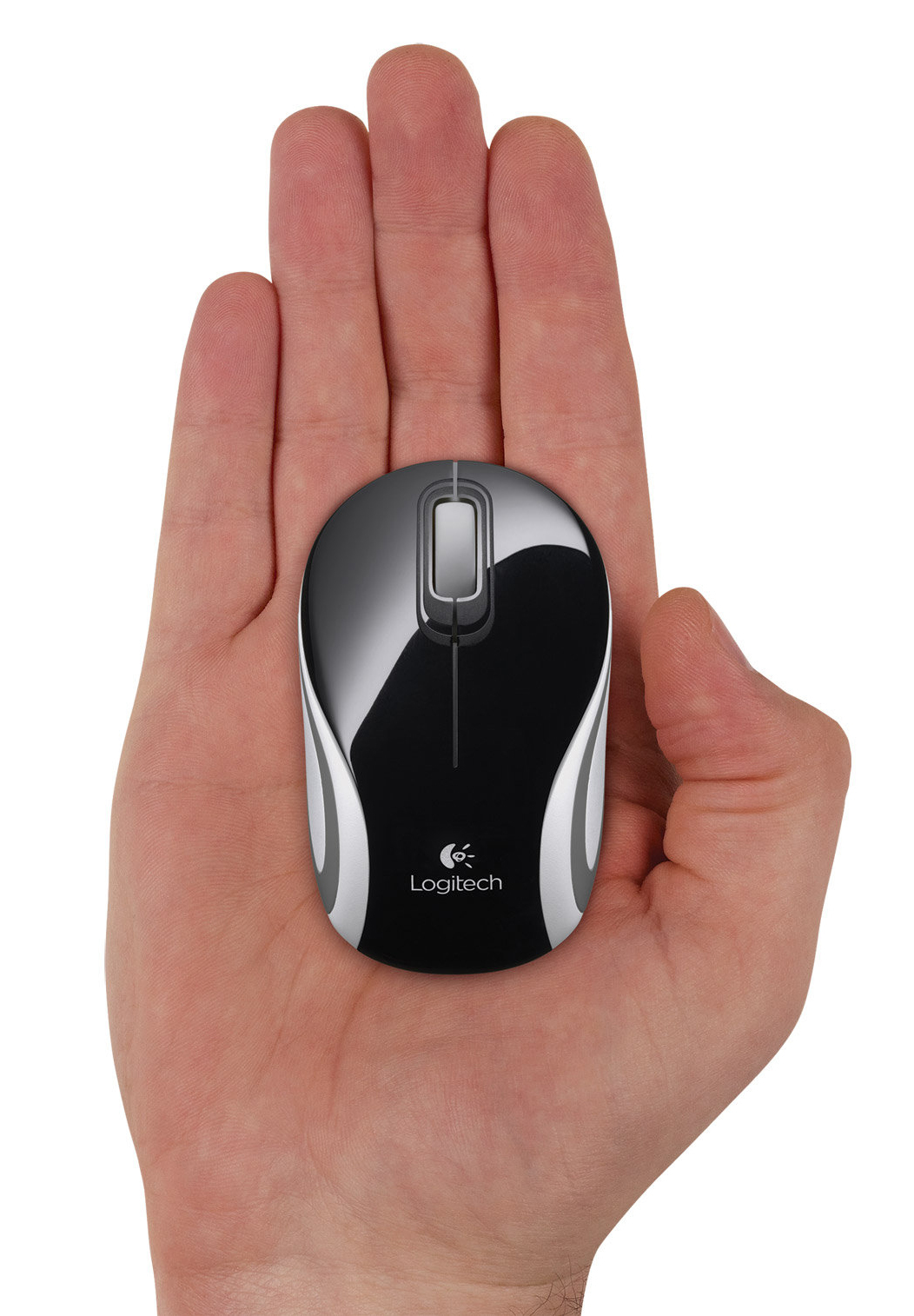 Logitech M187 Wireless Mini Mouse (Black)