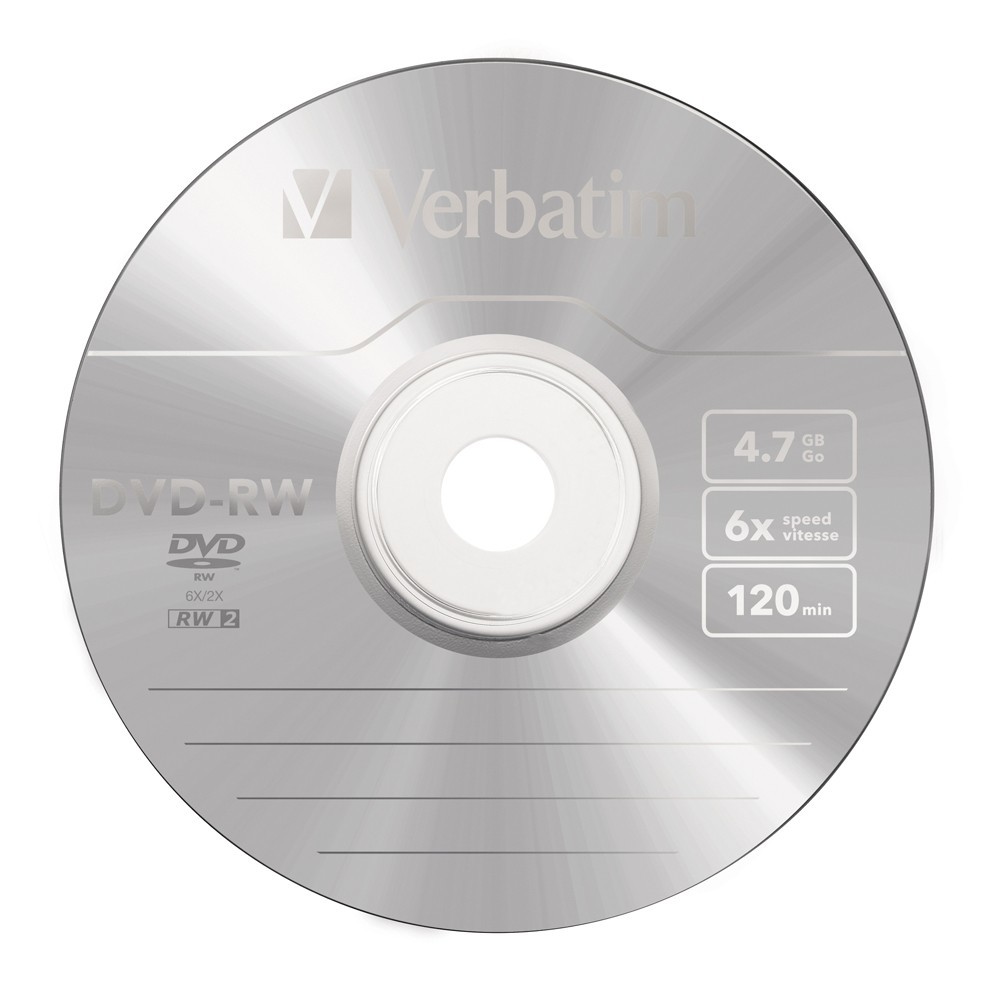 Verbatim DVD-RW 4.7GB Spindle 2x (30 Pack) image