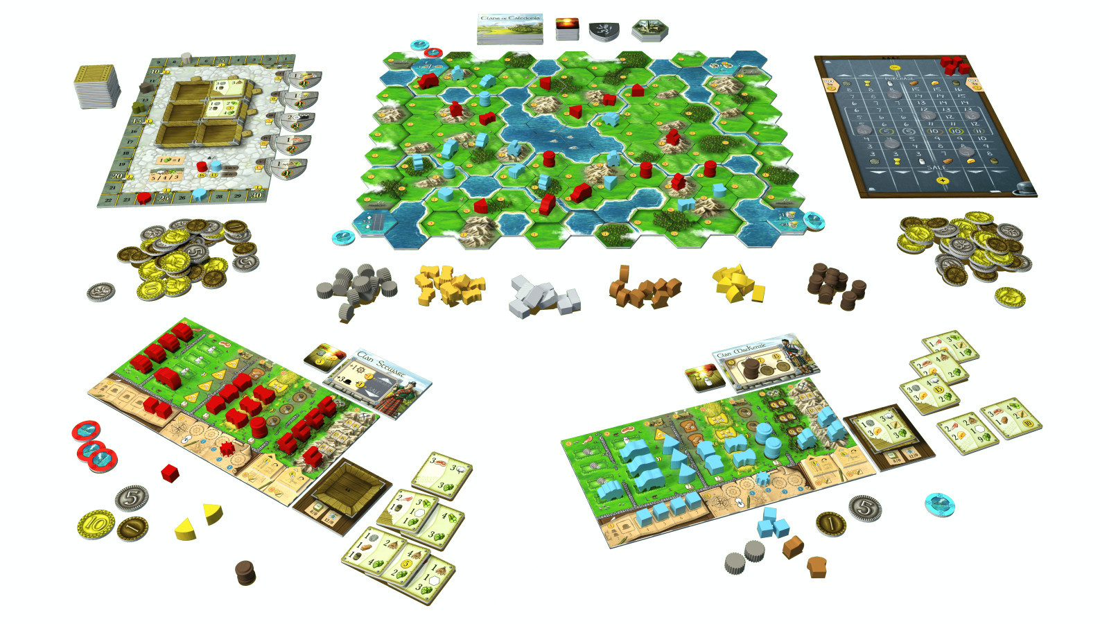 Clans of Caledonia - Board Game image