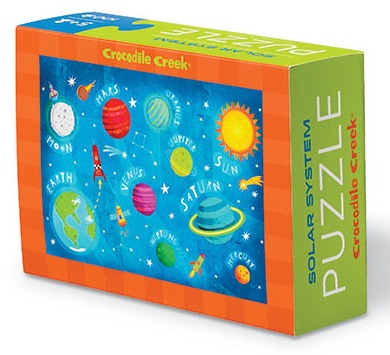 Crocodile Creek: Mini Puzzle Solar System - 100pc image