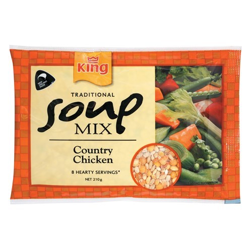 King: Traditional Soup Mix - Country Chicken 210g (12 Pack) image