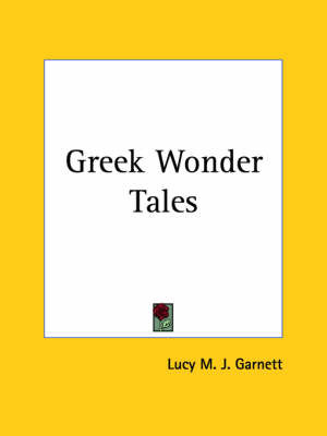 Greek Wonder Tales (1913) image