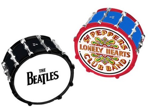 The Beatles: Ceramic Drums - Salt and Pepper Set