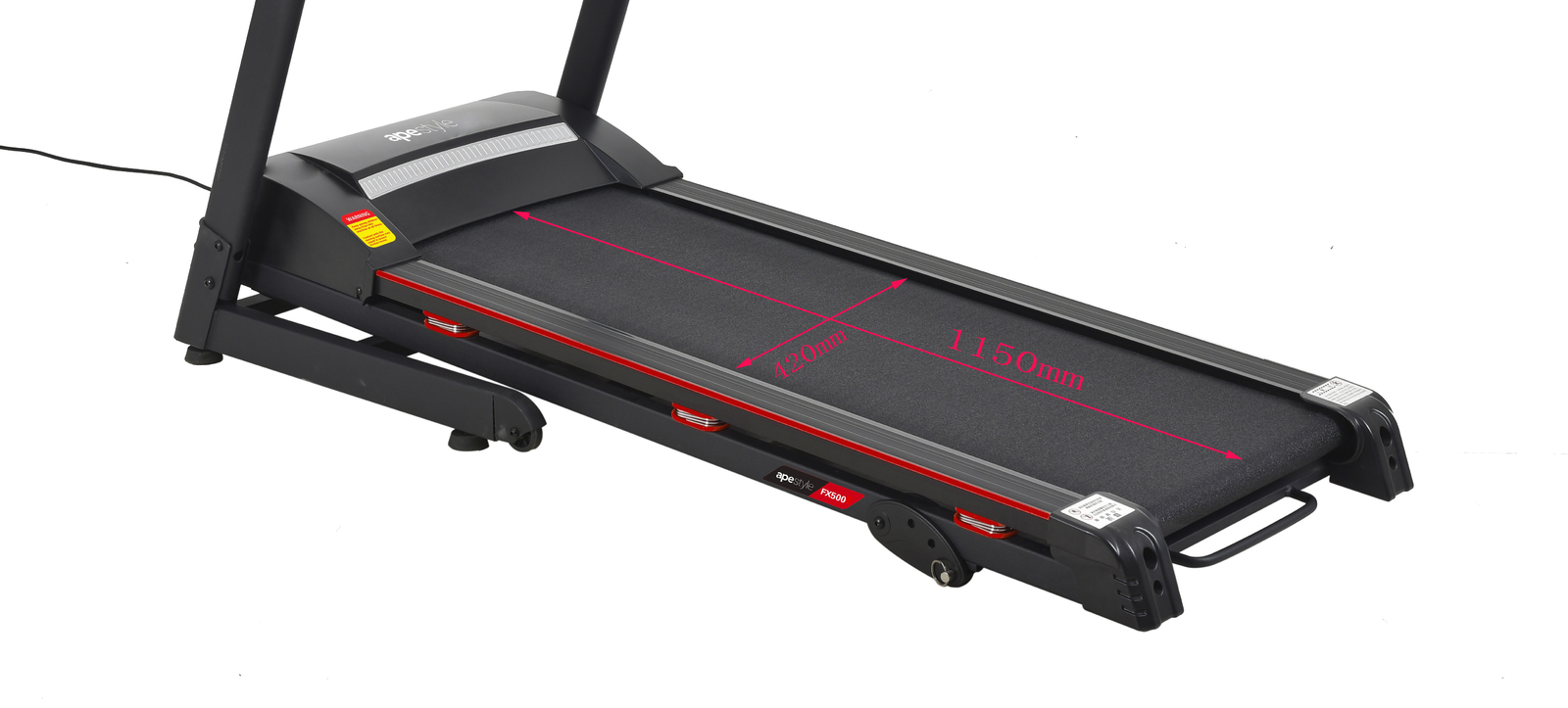 Ape Style FX500 Home Gym Fitness Foldable Treadmill image