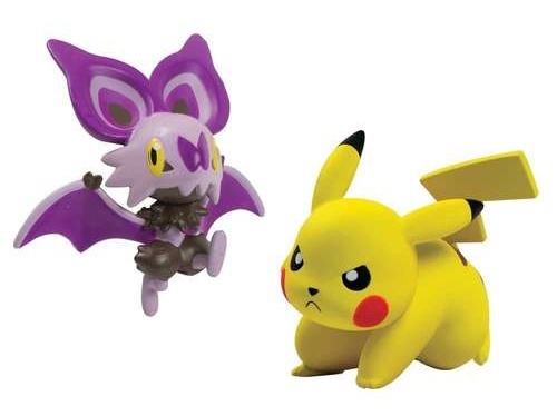 Pokémon: Action Pose Pikachu vs. Noibat - Figure 2-Pack