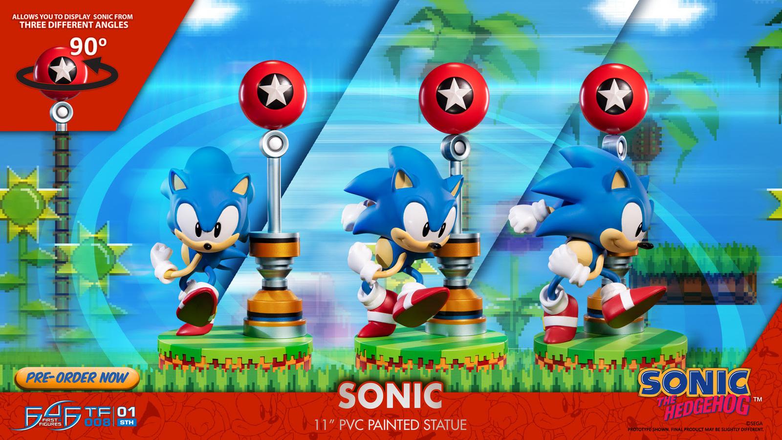 Sonic the Hedgehog - 11" PVC Statue image