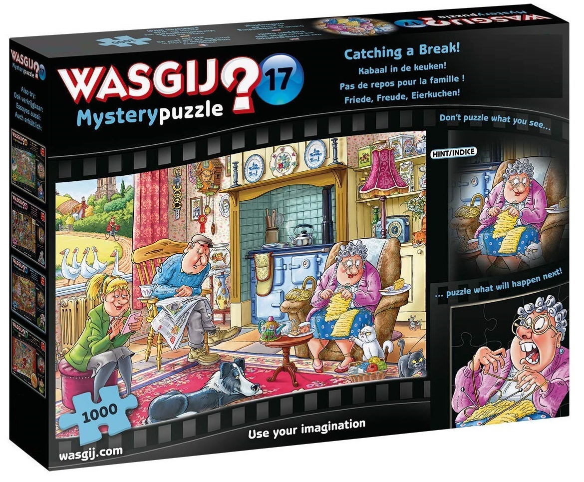 Wasgij: 1000 Piece Puzzle - Mystery #17 (Catching a Break) image