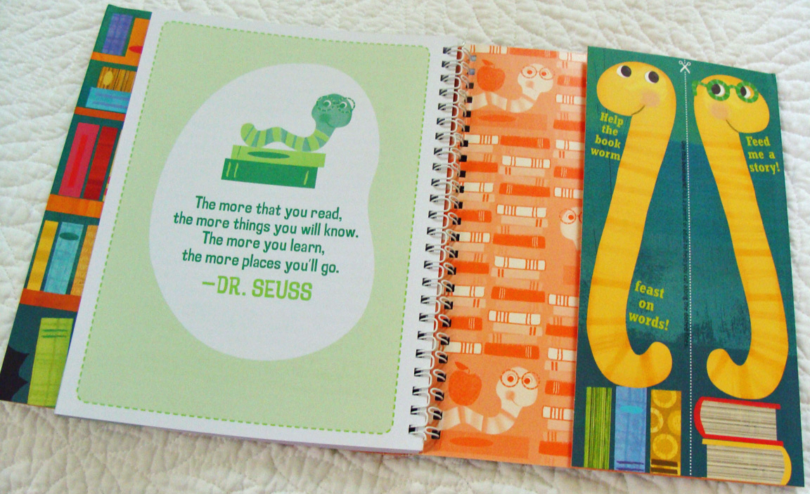 Bookworm Journal: A Reading Log for Kids by Potter Style image