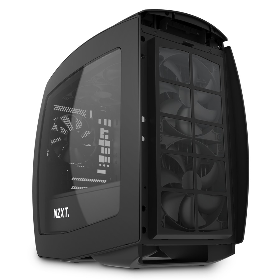 NZXT Manta Mini-ITX Case - Black/Black image