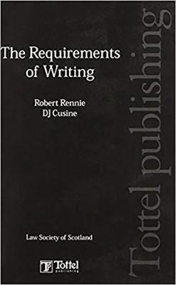 The Requirements of Writing by Robert Rennie image