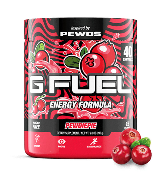 Buy G FUEL Energy Formula PewDiePie's Lingonberry at Mighty Ape NZ