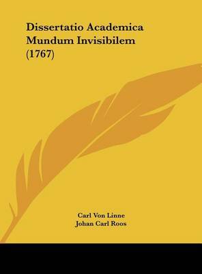 Dissertatio Academica Mundum Invisibilem (1767) by Carl von Linne image