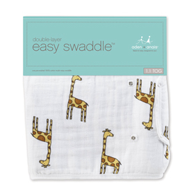 Aden+Anais Easy Swaddle - Jungle Jam Giraffe (Small/Medium)