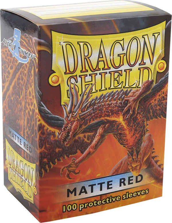 Dragon Shield Matte Red Card Sleeves