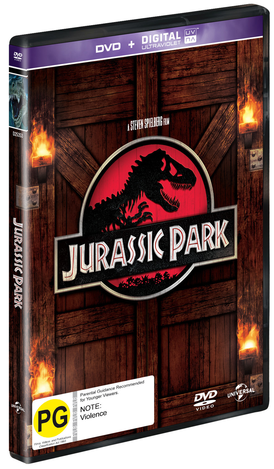 Jurassic Park on DVD image