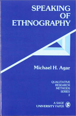 Speaking of Ethnography by Michael H. Agar image