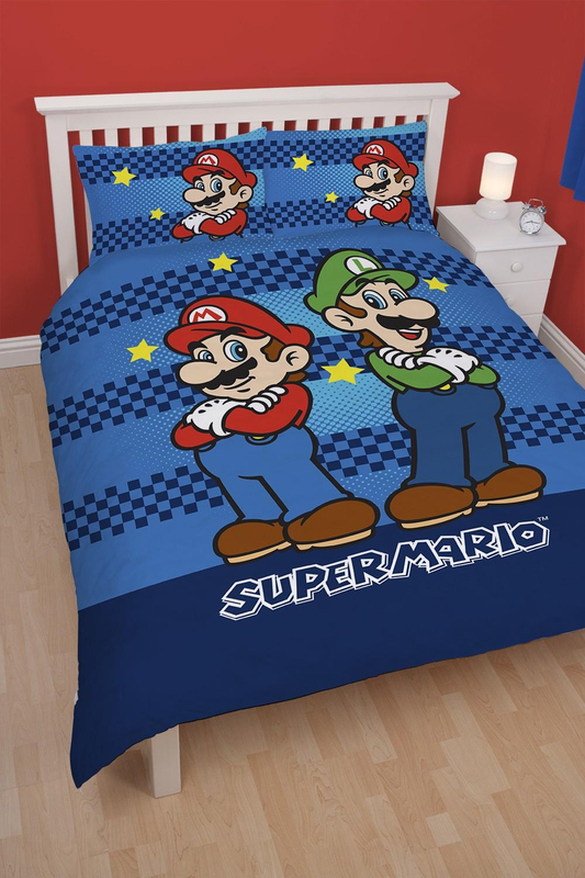 Mario & Luigi King Single/Double Duvet Set | at Mighty Ape Australia