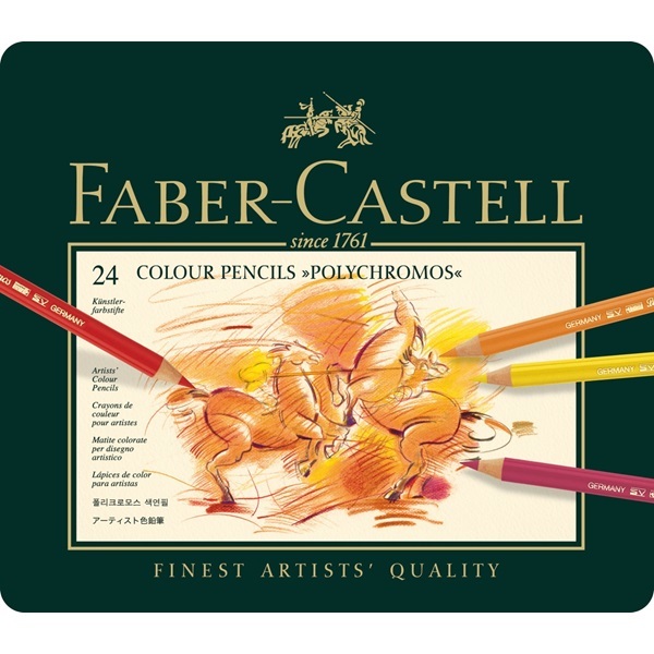 Faber-Castell: Polychromos Artist Colouring Pencils (Tin of 24) image