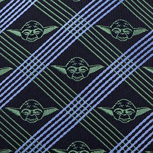 Star Wars: Yoda (Navy) - Modern Plaid Tie