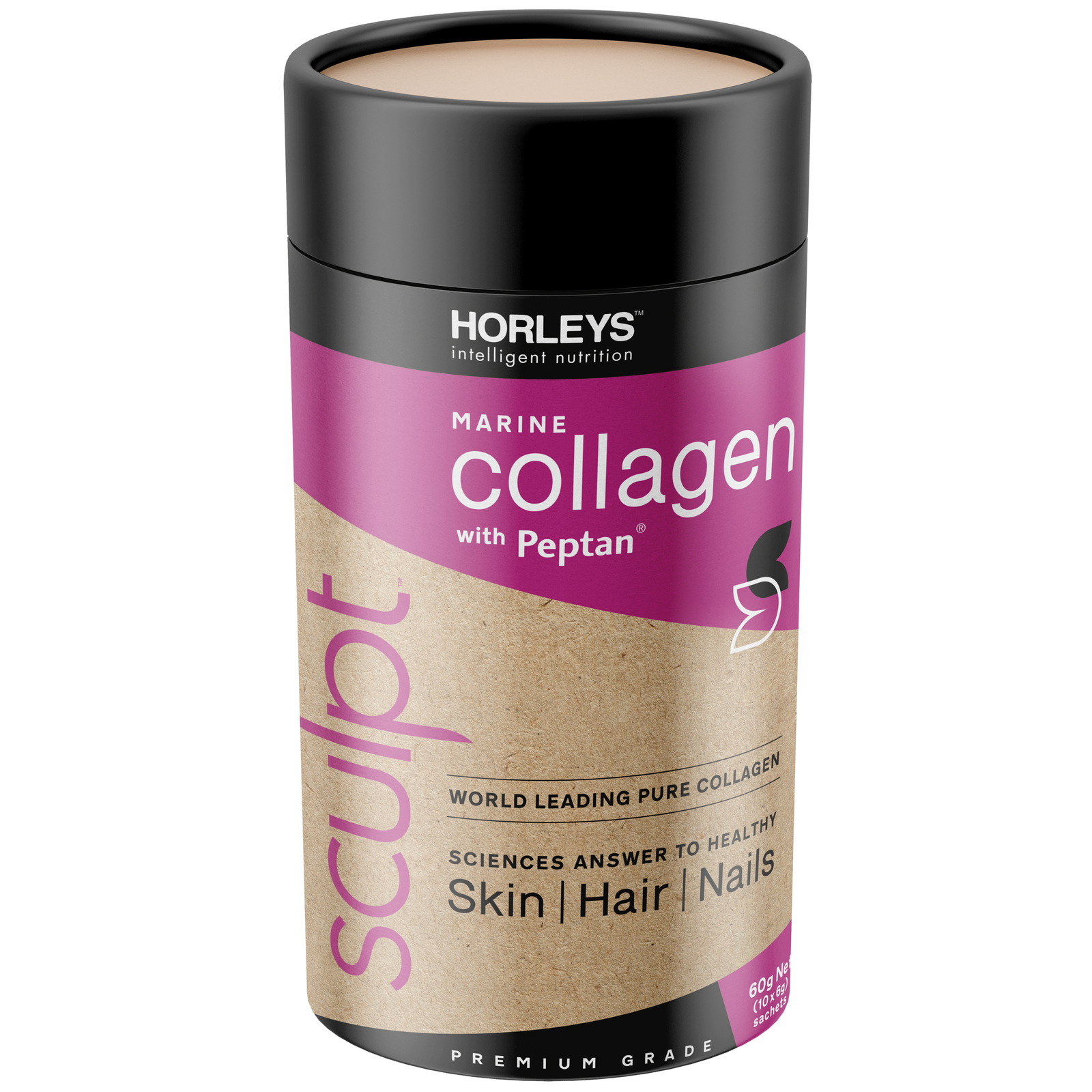 Horleys Sculpt Collagen for Skin, Hair & Nails (10x6g) image