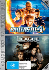 Fantastic 4 / League Of Extraordinary Gentlemen - The Essential Collection (2 Disc Set) on DVD Fantastic 4 / League Of Extraordinary Gentlemen - The Essential Collection (2 Disc Set) on DVD