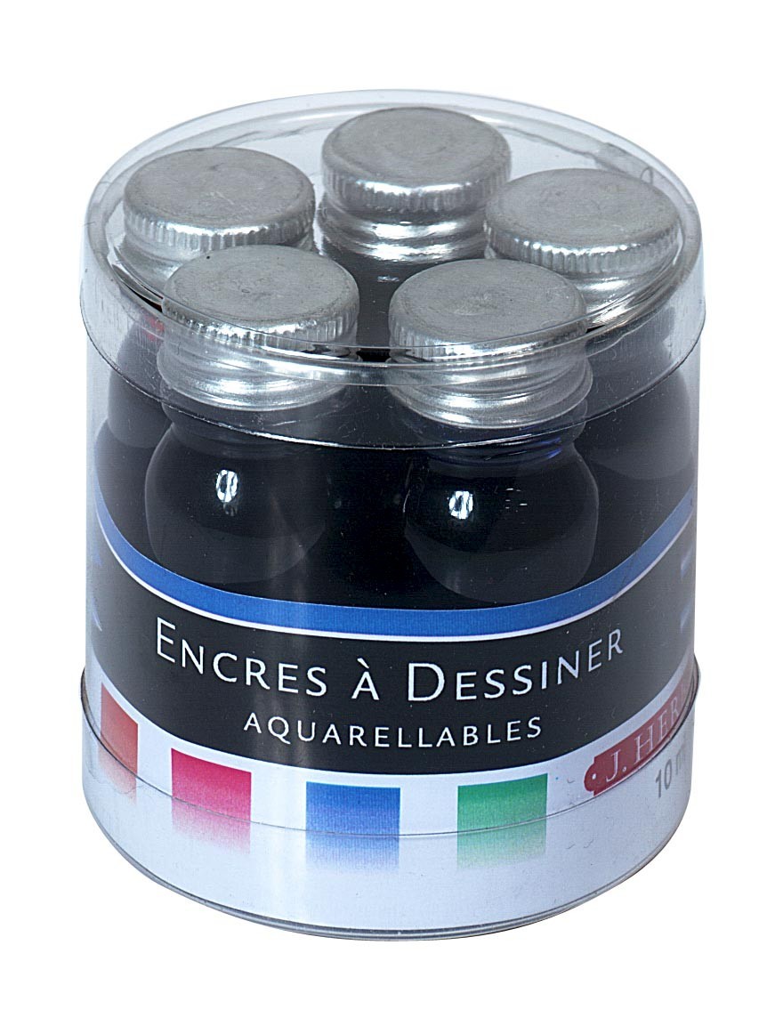 J Herbin: Inks Sampler - Watercolored (5 Pack) image