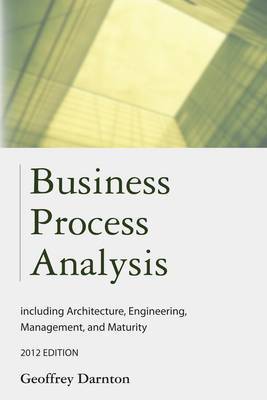 Business Process Analysis by Geoffrey Darnton image