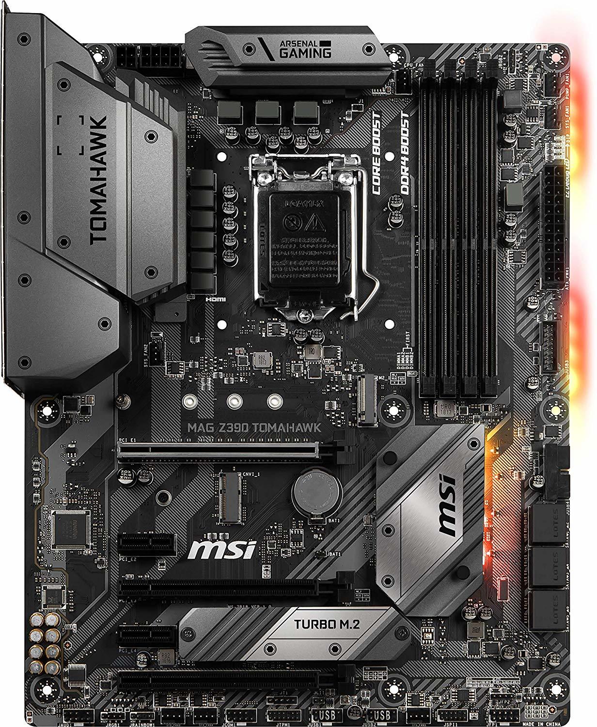 MSI Mag Z390 Tomahawk Motherboard at Mighty Ape Australia