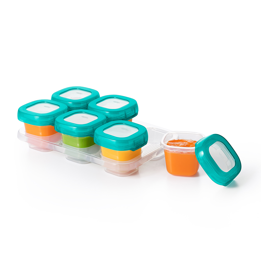 OXO Tot: Baby Blocks Freezer - Teal Storage Container Set image