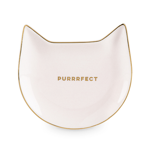 Pinky Up: Purrrfect - Pink Cat Tea Tray image