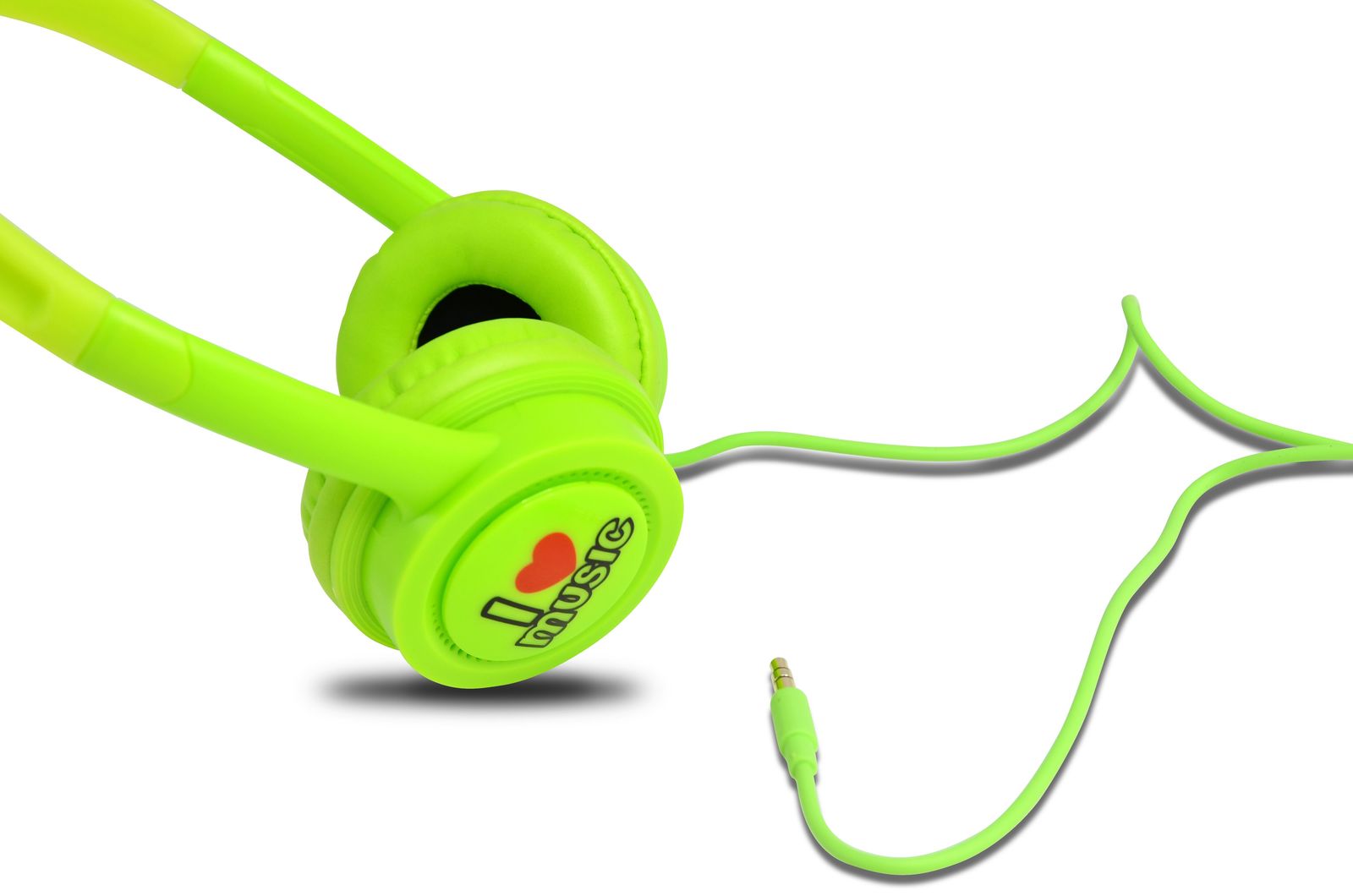 iDance Hedrox Junior Volume Limiting Kids Headphones - Green image