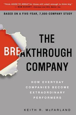 The Breakthough Company on Hardback by Keith R McFarland