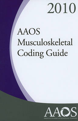 AAOS Musculoskeletal Coding Guide on Paperback