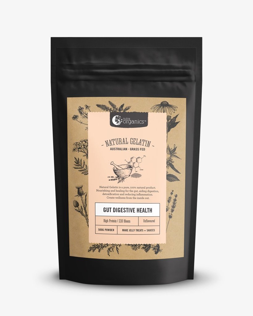 Buy Nutra Organics Natural Gelatin (500g) at Mighty Ape NZ