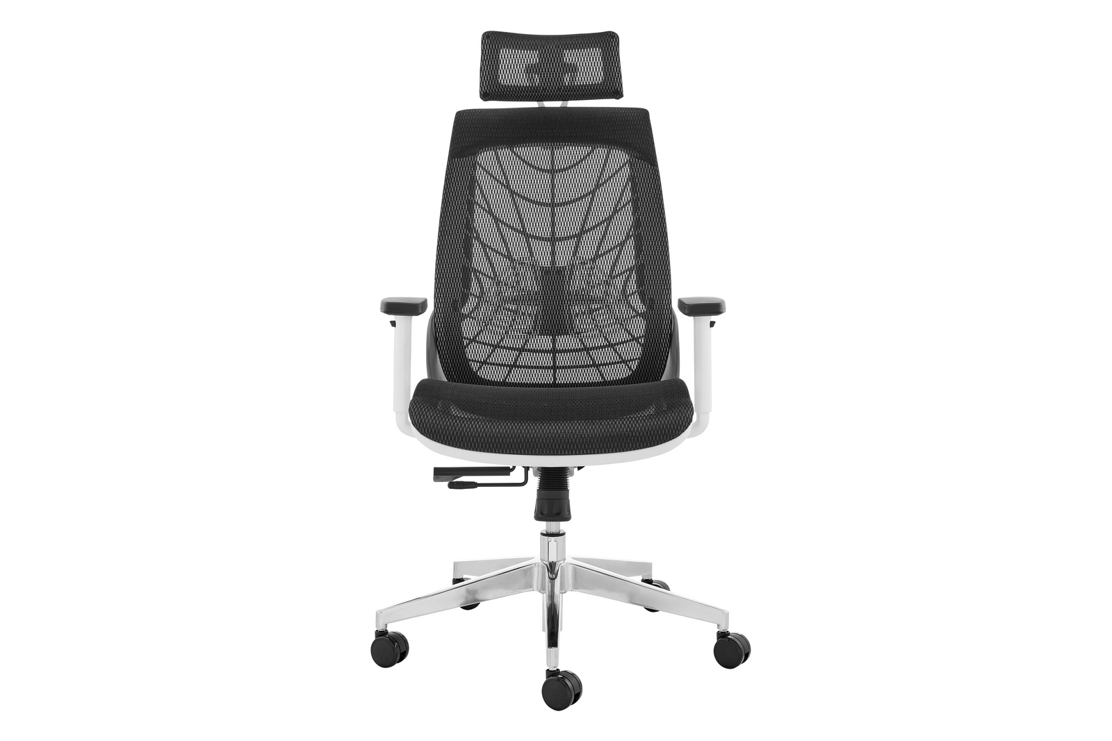 Ergolux Elliot Office Chair (White Frame, Black)