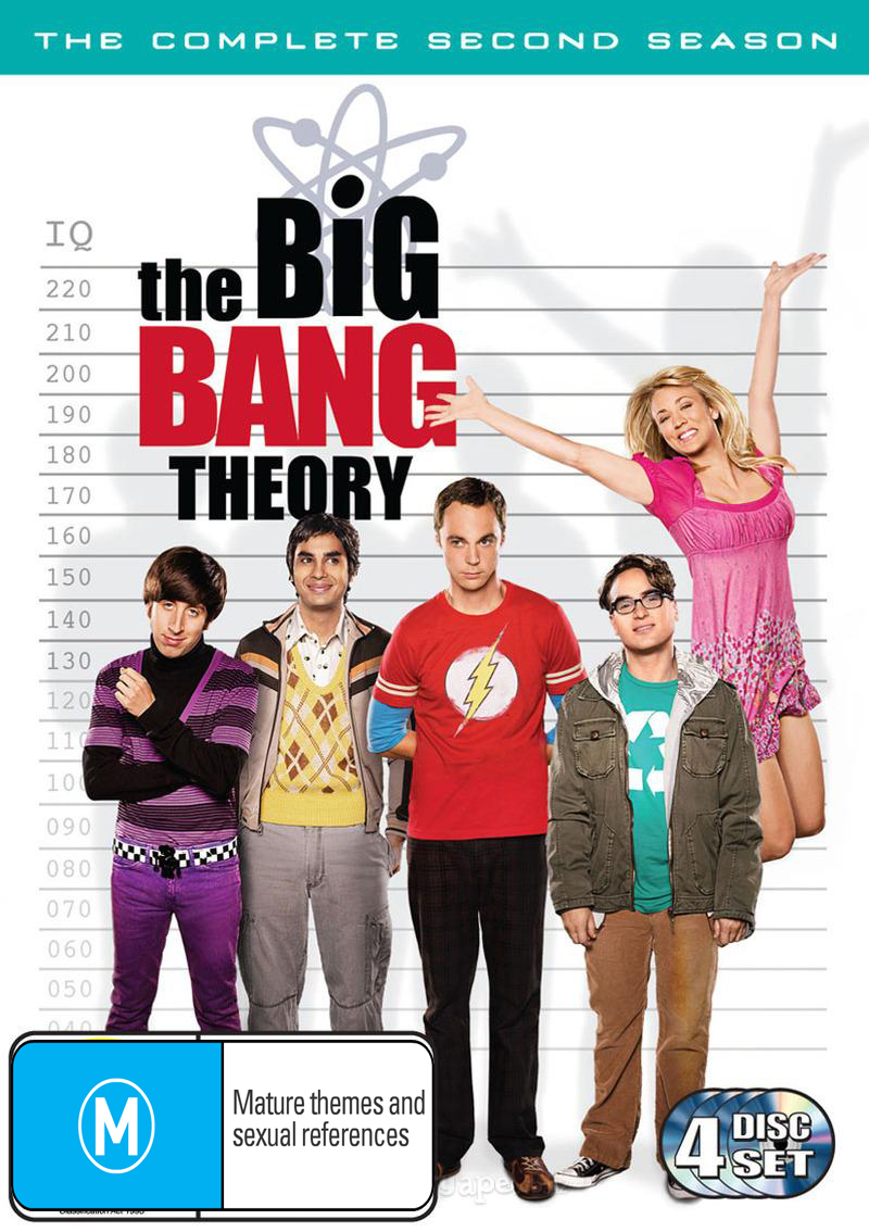 The Big Bang Theory - Complete 2nd Season (4 Disc Set) on DVD image