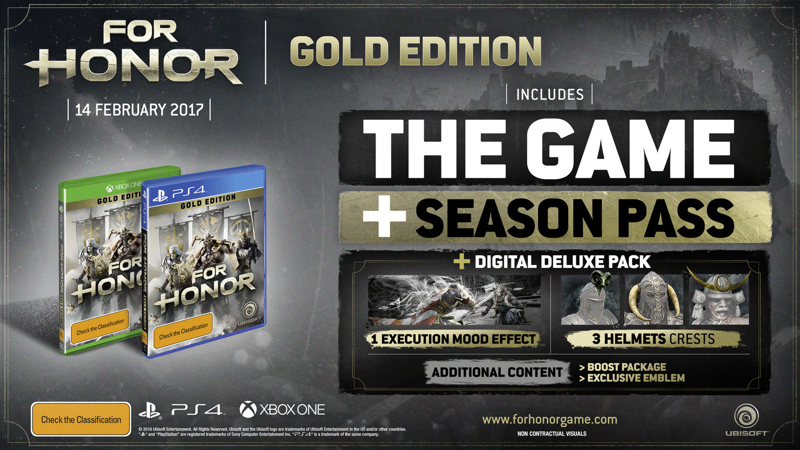 For Honor Gold Edition on PS4