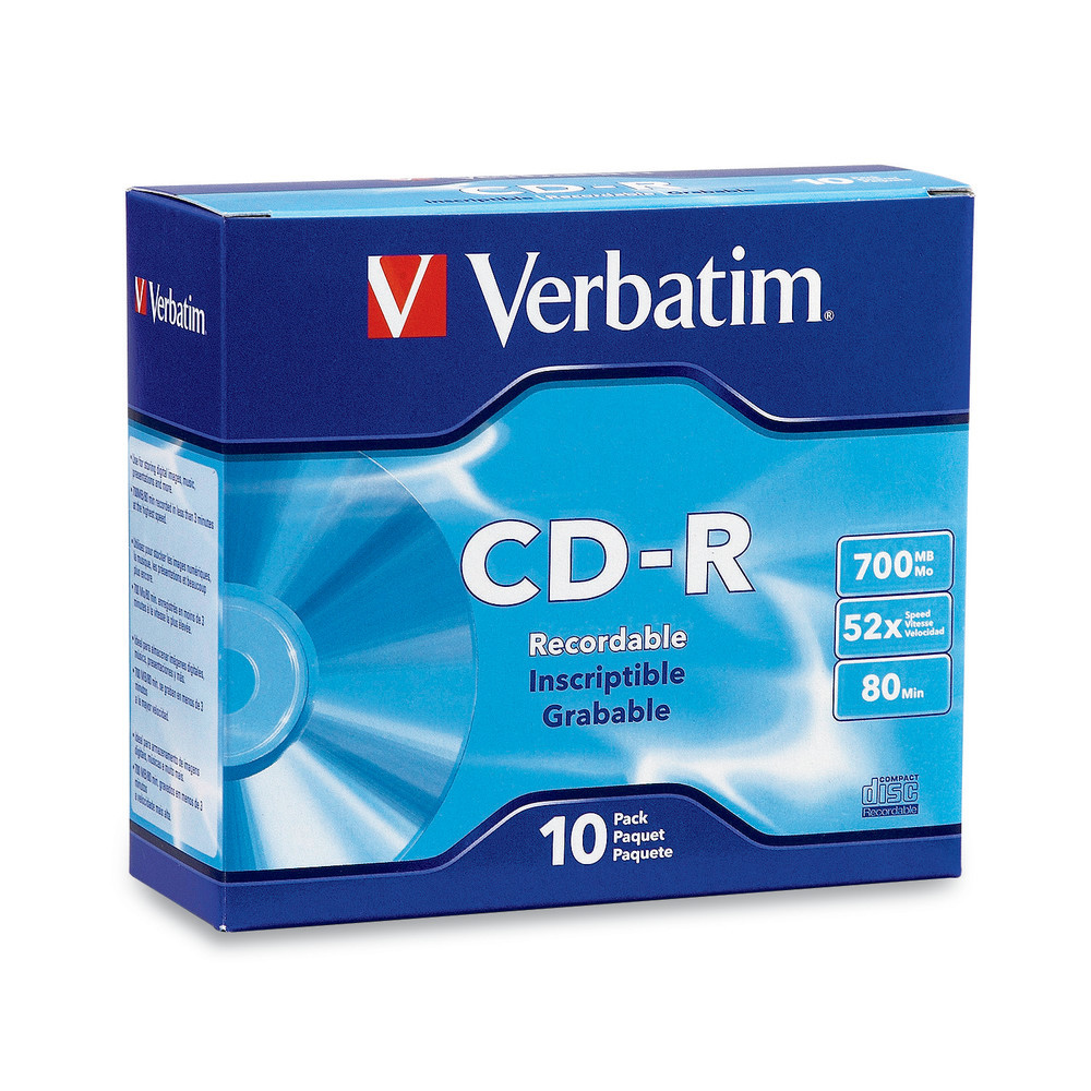 Verbatim CD-R 700MB 52x - 10 Pack