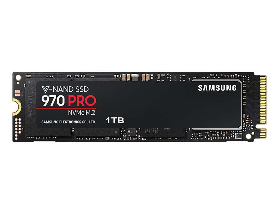 1TB Samsung 970 PRO M.2 NVMe PCIe SSD