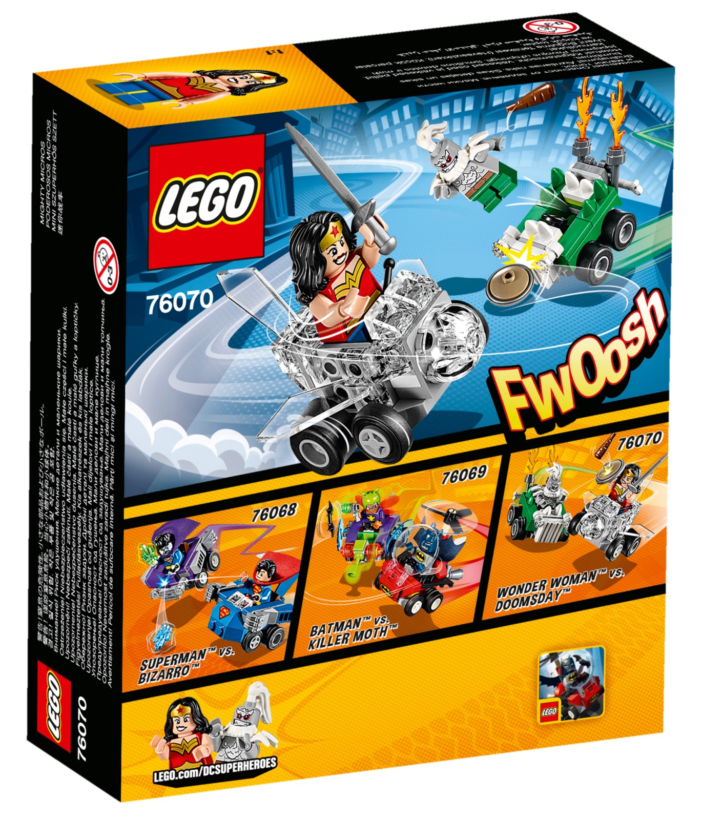 LEGO Super Heroes: Mighty Micros - Wonder Woman vs. Doomsday (76070) image