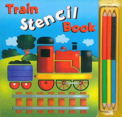 Train Stencil Book by Rachel Elliot image
