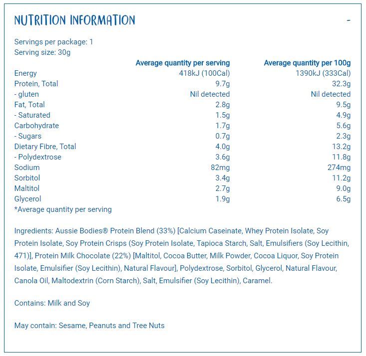 Aussie Bodies Lo Carb Whip’d Protein Bars image