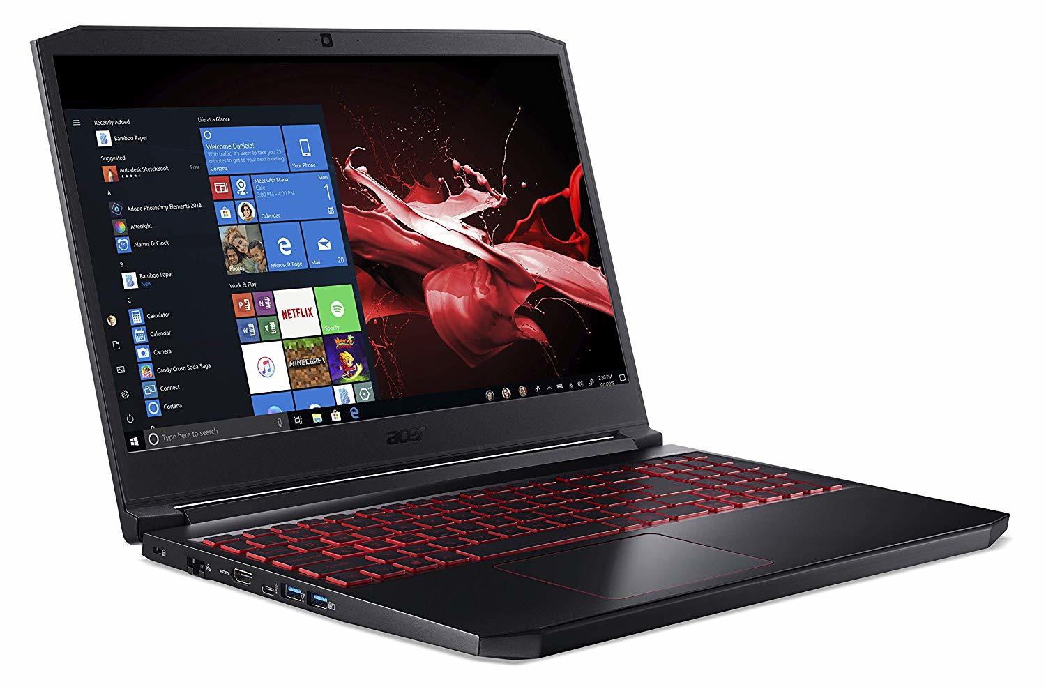 Acer Nitro 7 15.6" FHD i7-9750H 16GB 256SSD 2TB GTX1650 W10Home image