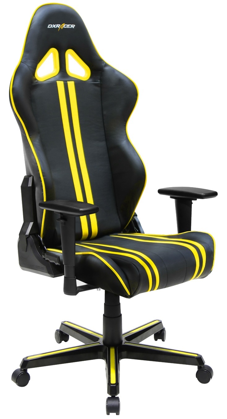 DXRacer Racing Series RZ9 Gaming Chair (Black & Yellow) for image