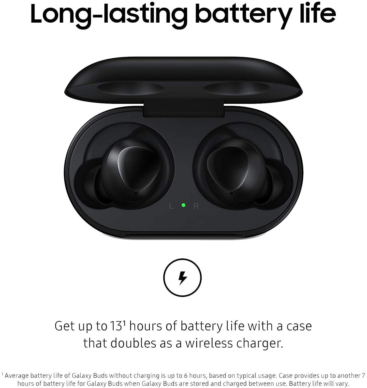 Samsung R170 Galaxy Buds True Wireless Bluetooth - Black image